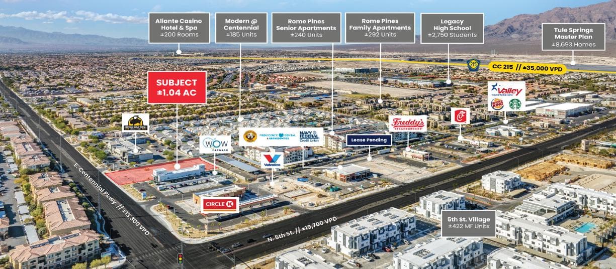 NWC Centennial Pkwy. & N. 5th Street